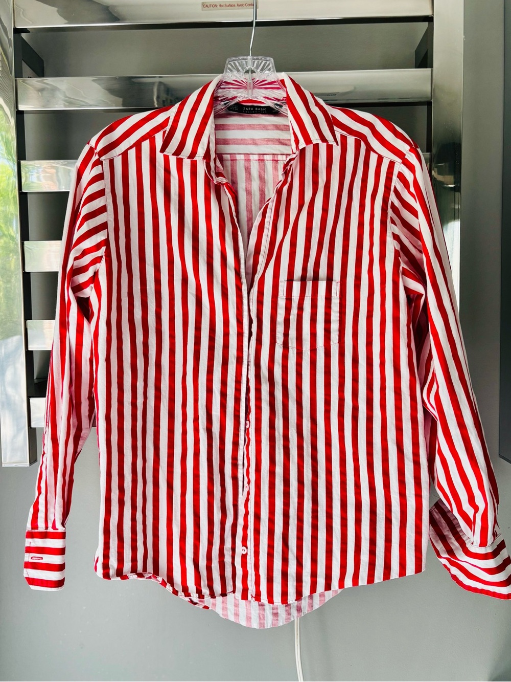 Zara cotton button-down shirt